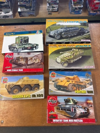 7 Army Tank Models