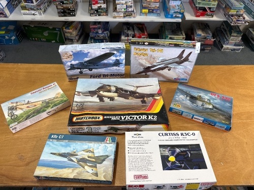 7 Various Model Aeroplanes