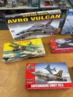 7 Military Model Aeroplanes - Mainly from United Kingdom - 2