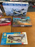 7 Military Model Aeroplanes - Mainly from United Kingdom - 4