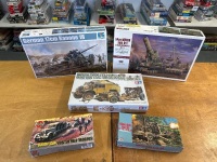5 German Army Tanks & Canons