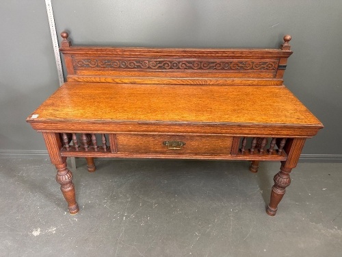 Antique 1 Drawer Hallway Table