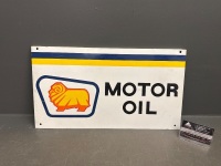 Golden Fleece Techno Ram Oil Rack Sign. Original, Unused.