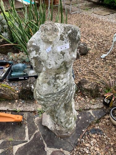 Tall Vintage Headless Garden Statue
