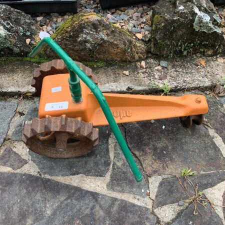 Vintage Pope Iron Sprinkler Tractor