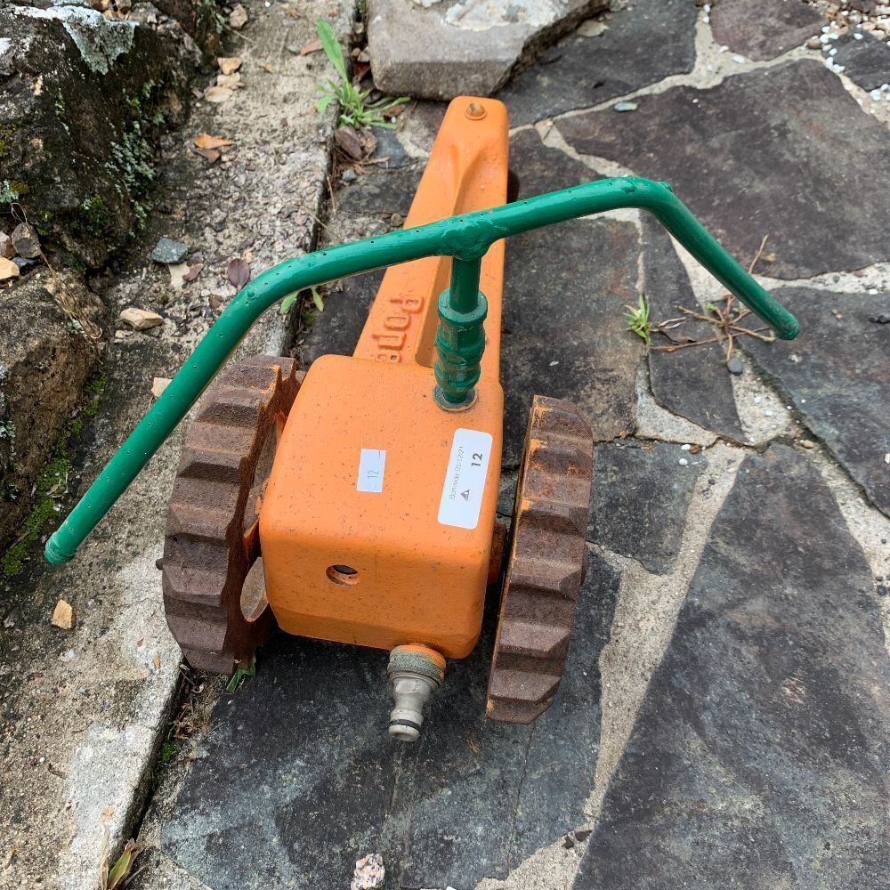 Vintage Pope Iron Sprinkler Tractor