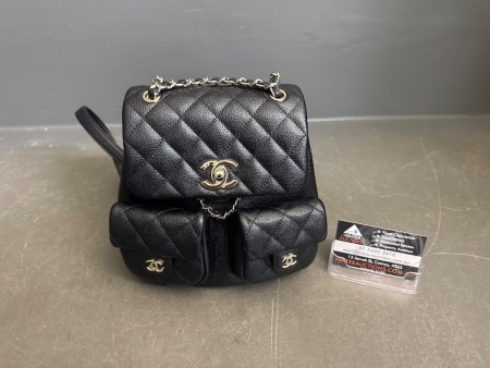 Back Pack - Marked Chanel France, Made in Italy - Serial Number GHK33Y88