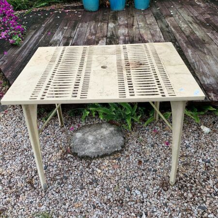 Vintage Cast Alloy Outdoor Table