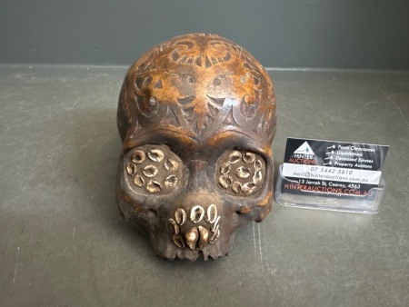 Dayak Trophy Skull