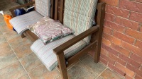 3 Seater Timber Garden Bench - 2