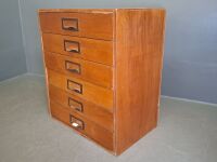 Mid Century 6 Drawer Filing Cabinet - 2