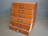 Mid Century 6 Drawer Filing Cabinet - 3