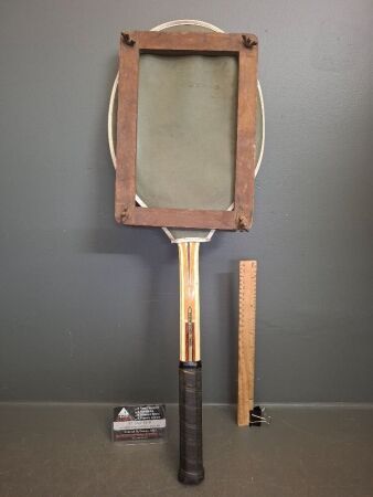 Antique Slazenger Tennis Racket and Frame