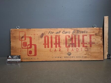 Air Chief Wooden Sign