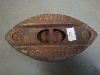 3 Vintage Irons + 1 Iron Stand - 4