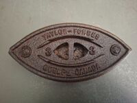 3 Vintage Irons + 1 Jas Smart Canada Iron Stand - 2