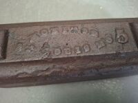 3 Vintage Irons + 1 Jas Smart Canada Iron Stand - 3