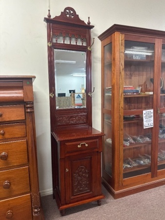 Antique Style Wooden Hall Stand