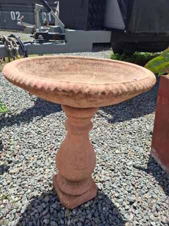 Terracotta Bird Bath