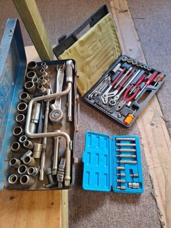 3 Boxed mixed tool lot