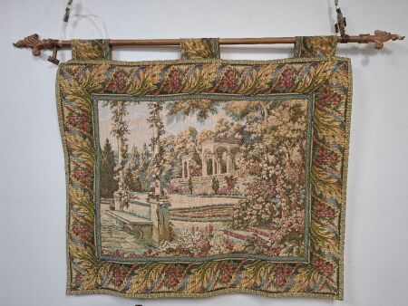 Wall Tapestry on Antique Metal Hanger