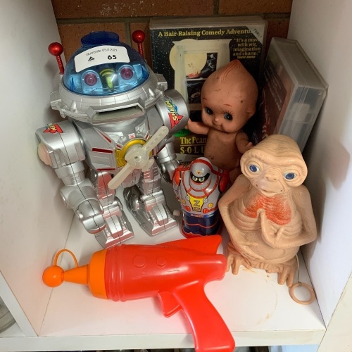 Asstd Lot of Vintage Toys inc. Robot, ET etc