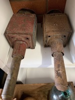 2 Antique Carriage Lamps - 2