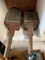 2 Antique Carriage Lamps - 3