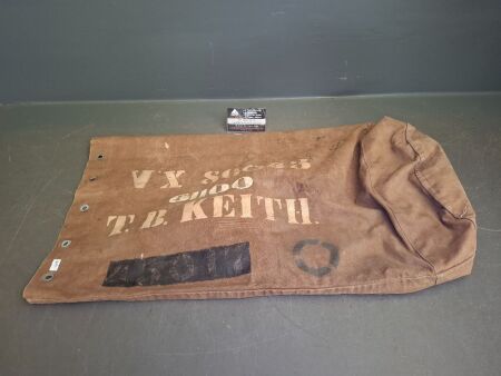 Vintage World War II Military Canvas Bag