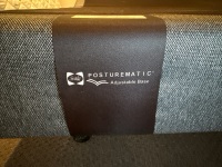 Remote controlled adjustable double bed -Sealy Posturematic - mattress is included in with the bed base - 2