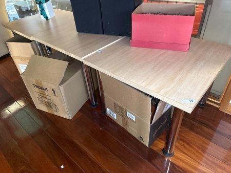 Three coffee tables