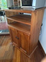 Wooden entertainment unit