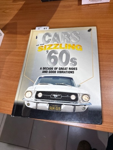 Cars of the sizzling 60s hardcover book