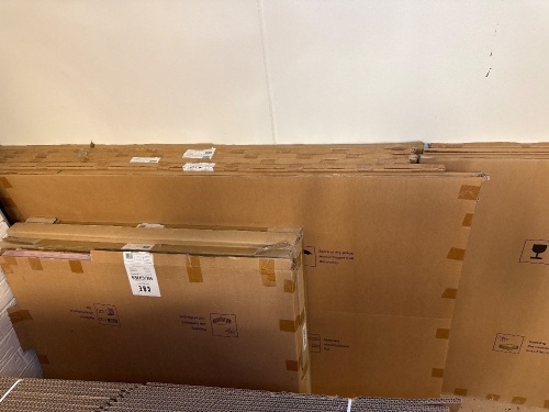 Large quantity of white core photographic board