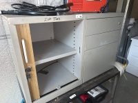 Metal storage cabinet