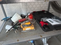 Assorted pneumatic tools
