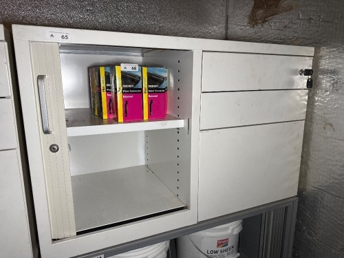 Metal storage cabinet - qty choice 64, 65