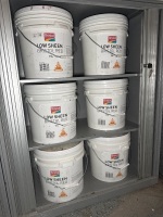 6 x 15L Bristol Red low sheen paint