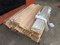 Pallet lot of wood panelling