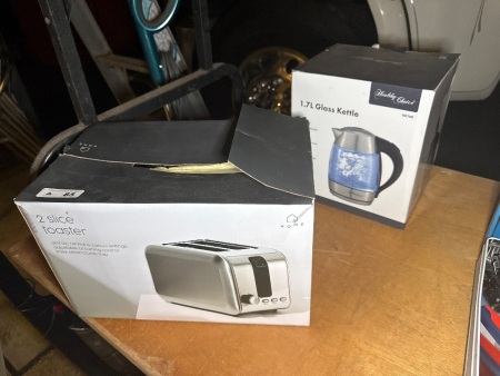 Toaster and kettle