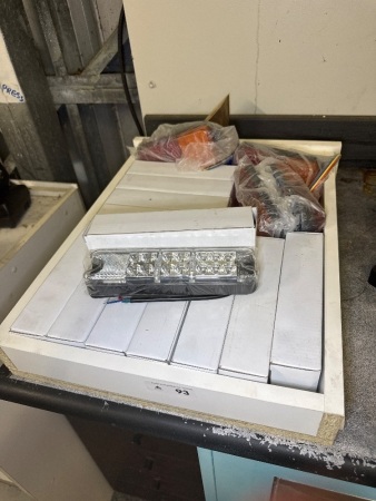Box lot of mostly LED tail lights
