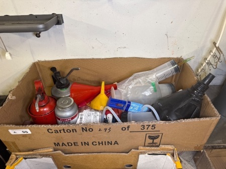 Assorted lot of oil items, Loctite thread locker etc