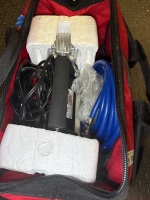 Quick Air portable air compressor and accessories &ndash; as a new in original bag - QTY Choice 108, 109