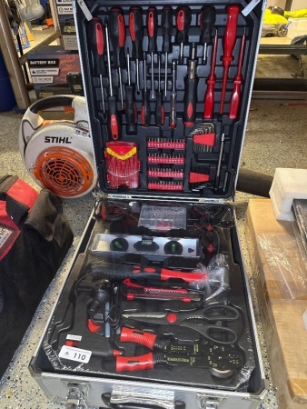 Bullet tool case with tools and accessories- as new