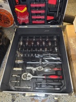 Bullet tool case with tools and accessories- as new - 3