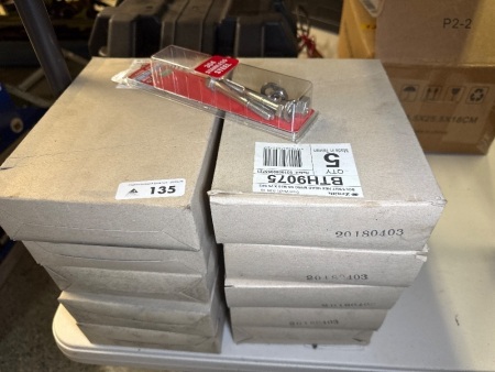 10 boxes of stainless steel hex head bolts and nuts