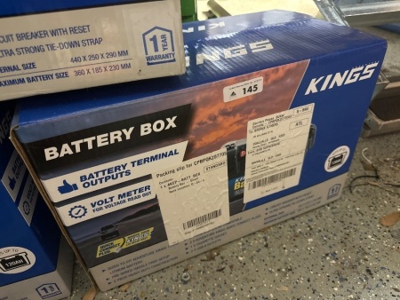 Kings battery box - qty choice 143, 144, 145