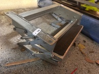 Double drop-down caravan steps