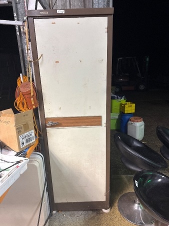 Metal storage cabinet