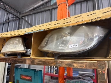 Pair of headlight covers